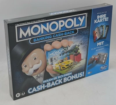Hasbro  Monopoly Banking Cash Back  Kartenleser Österreich Version NEU in Folie - Bild 1 von 4