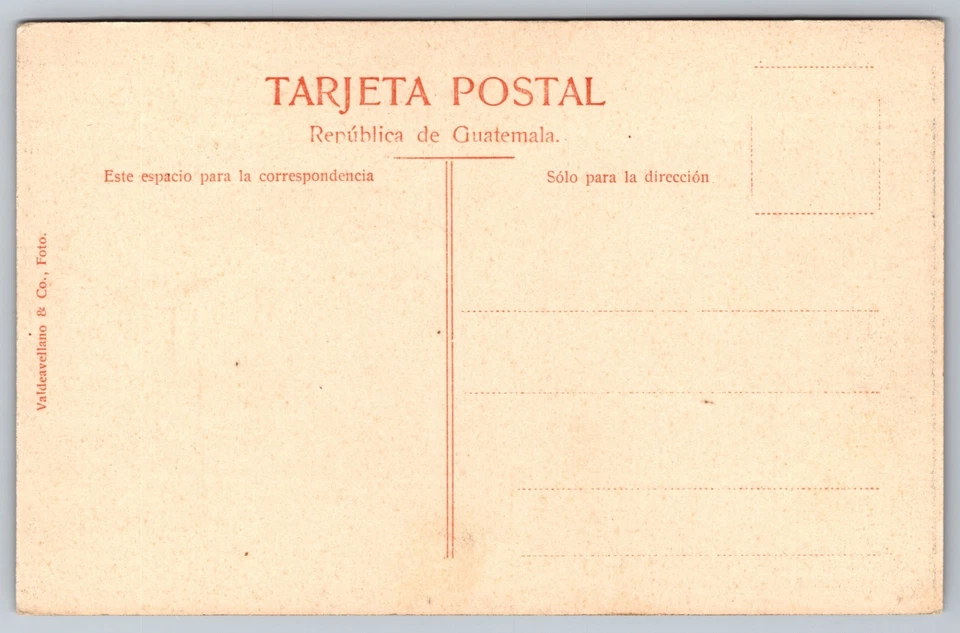 Postal GUATEMALA Nº 199 El Domingo en un Estanco VADEAVELLANO & Co Foto Foto 2 de 2