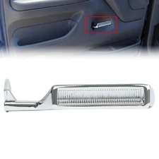 Chrome Metal Inside Door Handle Left Driver For Ford F150 F250 F350 Bronco 87-96