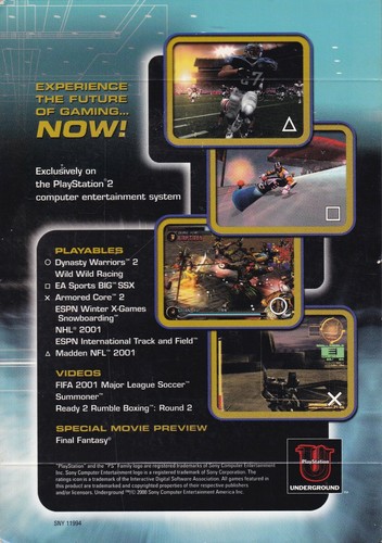 Playstation 2 Demo Disc (PS2, 2000) - Picture 2 of 2