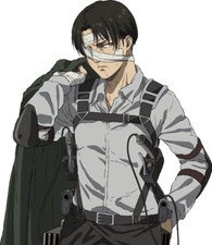 Levi Ackerman V3 Attack on Titan Weatherproof Anime Sticker 6" Car Decal