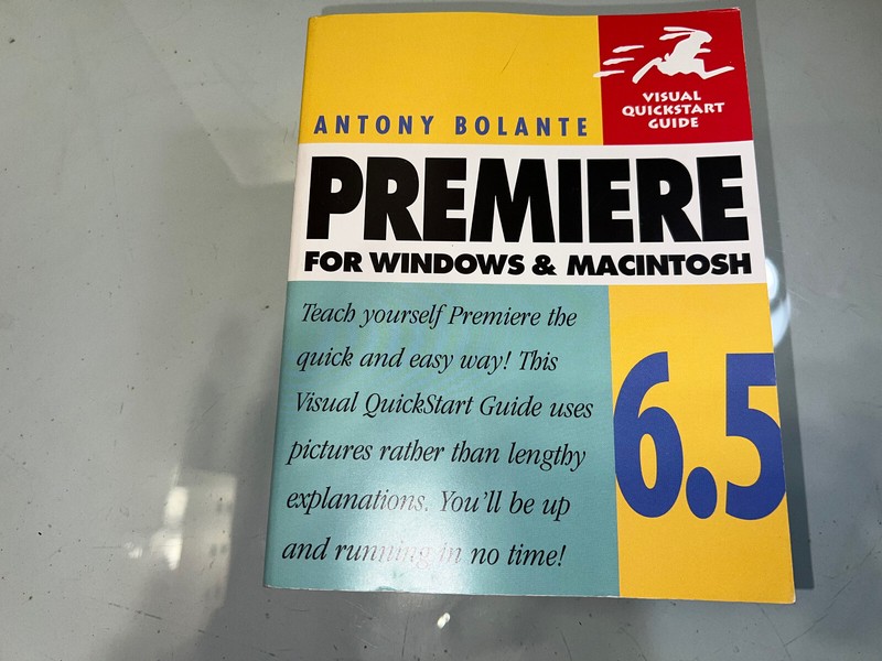 Adobe Premiere for Windows 7 Mac version 6.5 Manual