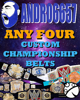 Details about   Custom WWE Championship Belt For Elite Action Figure New Belt