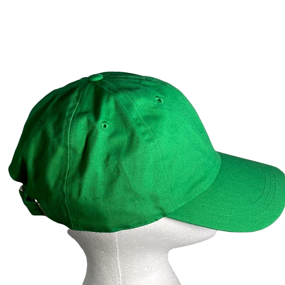 Gorra Route 66 para adultos talla única con correa deslizante ajustable verde Kelly Foto 4 de 4