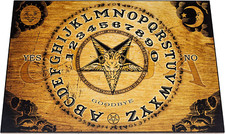 H&ouml;lzernes Ouija Board Brett. Hexenbrett Mit Detaillierten Anweisungen Auf Deutsc