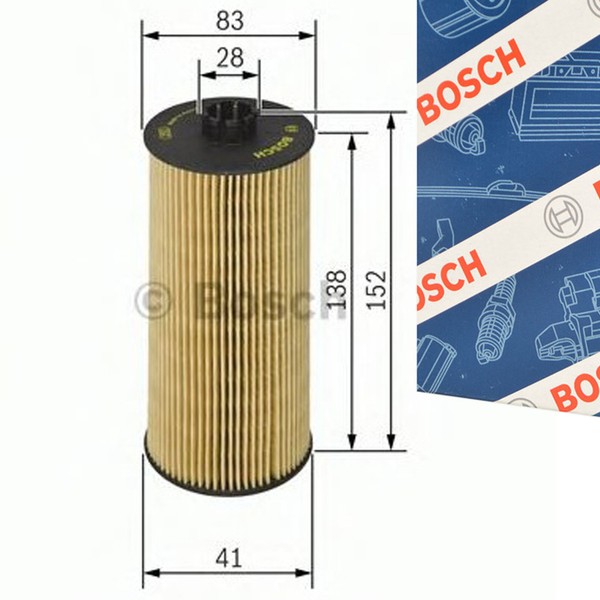 Bosch F026407040 ÖLfilter-Filtereinsatz FüR M-B Accelo Atego 2 Citaro O 530-image