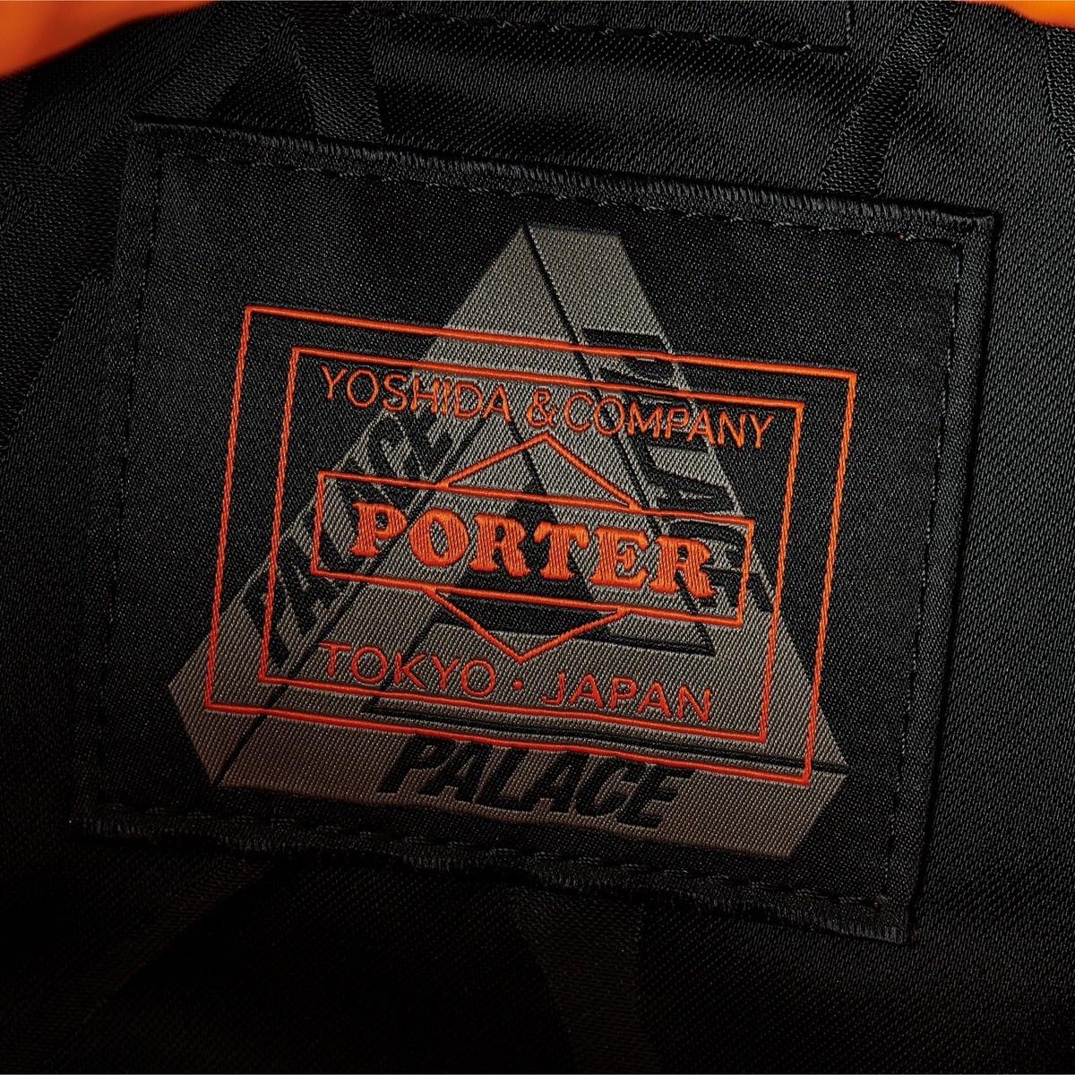 バッグ PORTER Japan Black Jacquard Waist Bag Porter-Yoshida & Co. - All Waist Bag with Pouches - Black