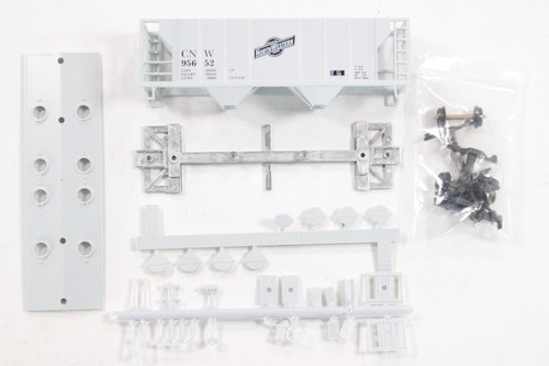 Ho Roundhouse Chicago & Northwestern 34 ft tolva cubierta lateral acanalada #95652 nuevo kit | Zustand: New