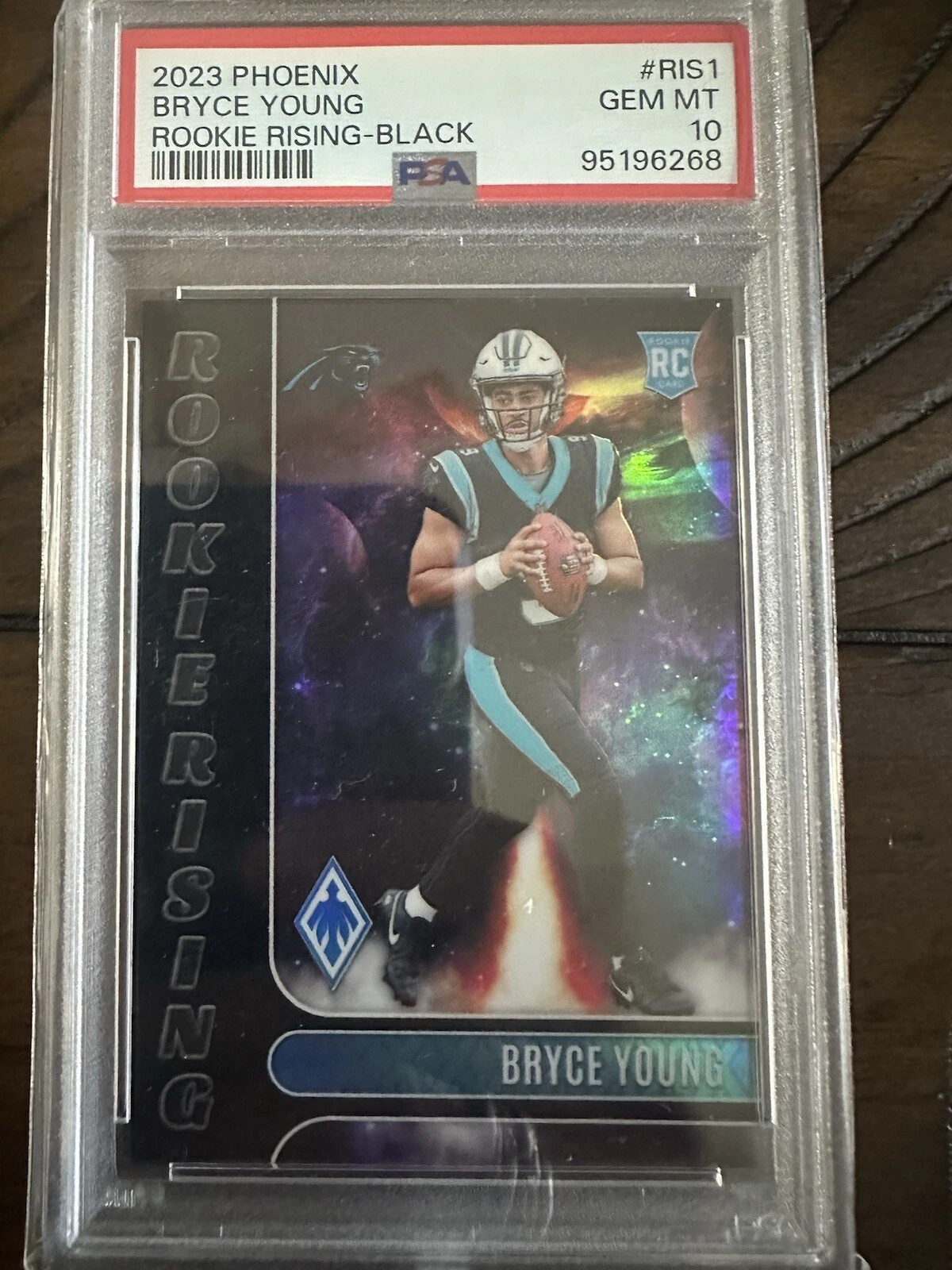 Bryce Young Panini Phoenix Rookie Rising #RIS1 Black