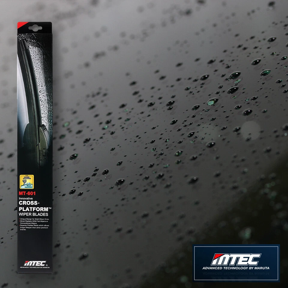 Nuevos limpiaparabrisas de silicona súper repelente al agua MTEC para Lincoln MKZ 2013~2020 Foto 2 de 4