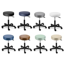 JMU Rolling Stool Seat Adjustable Chair Noise-free Move for Salon Tattoo Dental