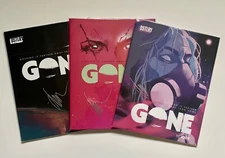 GONE #1,2,3 Complete Set - SIGNED BY JOCK - DSTLRY - CVR A, CVR B, CVR G