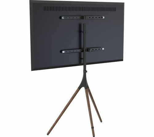 SANDSTROM-Chevalet-SCHEV19-880-mm-TV-stand-with-Bracket-Black-amp-Brown-Currys