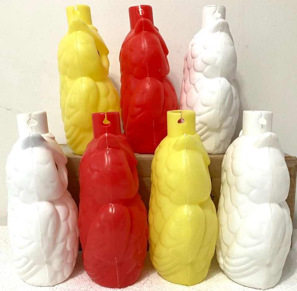 DE COLECCIÓN BÚHO SOPLADO MOLDE CADENA LUCES DECORACIÓN PATIO LINTERNA CÁMPER PATIO TIKI HALLOWEEN Foto 4 de 4