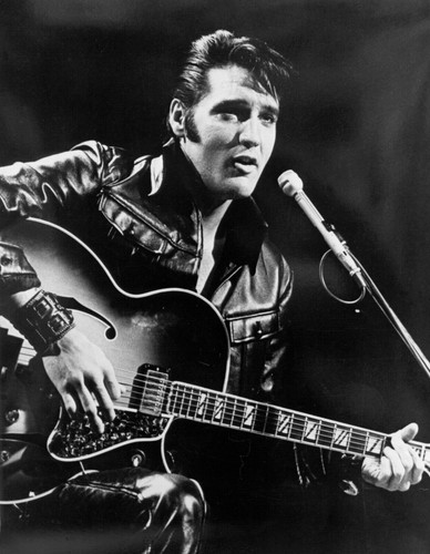 Elvis Presley gerahmtes Poster