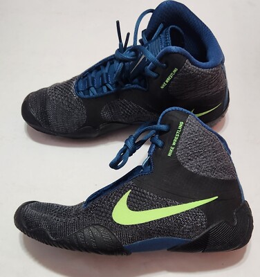 NEW Nike Tawa Wrestling Shoe CI2952 004 Blue Black Anthracite Mens Sz  (W)