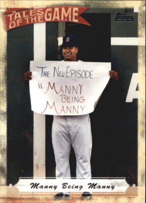 2010 Topps Tales of the Game #TOG23 Manny Being Manny 