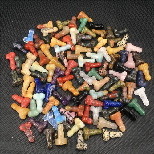 Wholesale Natural mix mini Penis Carved quartz Crystal Massager Wand Healing - Picture 276 of 296