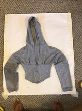 Womens Grey Sports Sweatshirt