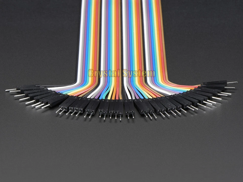 Dupont Cable Jumper Wire 10 20 30 cm F-M F-F M-M For Breadboard Arduino USA - Image 2 of 4