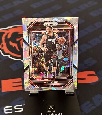 2022-23 Prizm Max Strus Silver Cracked Ice Prizm No. 161 Miami Heat