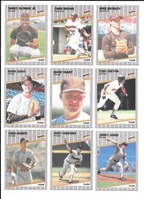 1989 Fleer Baseball Trading Cards / You Choose #s 201 - 400 / mb41