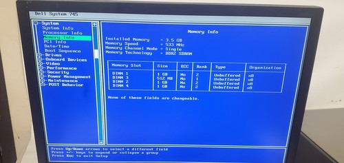 Vintage Gaming Dell OptiPlex 745 Computer Intel Core 2 1.86GHz 3.5GB RAM No HDD - Picture 3 of 8