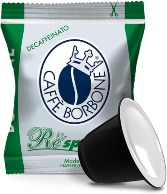 300 Kapseln Kaffee borbone Respresso Dek Deca Grün Kompatibel Nespresso