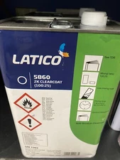 KAPCI Latico 5860 Urethane Clear Coat Kit with 5600 medium Hardener Gallon 4:1