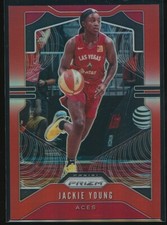 Jackie Young 2020 Panini Prizm WNBA Red Prizm /275 #76