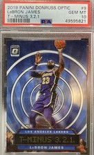 2019-20 Panini Donruss Optic -  T- Minus 3-2-1    #9 LeBron James 🏀🏀