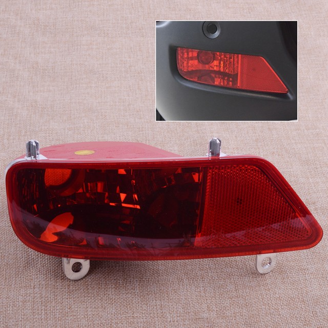 Left Rear Bumper Fog Light Lamp Cover Reflectors fit for Peugeot 3008