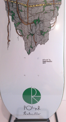 Polar Skate Co. skateboard deck PONTUS ALV DEMON UNLOCK 8.125in