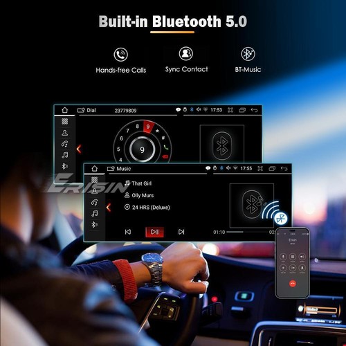 10.25" Android 14 4+64GO GPS Autoradio CarPlay Wifi pour BMW 5 Série F10/F11 CIC - Afbeelding 6 van 24
