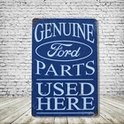 Ford Vintage Style Tin Metal Bar Sign Poster Man Cave Collectible New