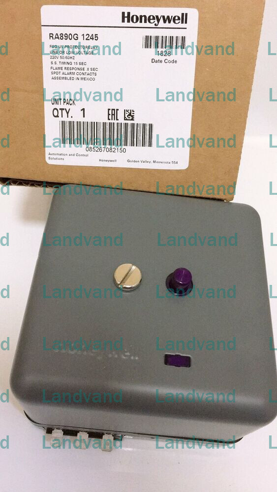 Relais De Protection De Flamme Honeywell RA890G-1260 - Neuf En Boîte, Pour Chaudière Ou Four Industriel