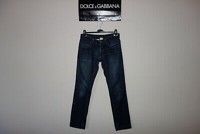 Dolce&Gabbana Black Label 14GOLD Logo Plate Faded Blue Jeans Dolce&Gabbana Black Label 14GOLD Logo Plate Faded Blue Jeans