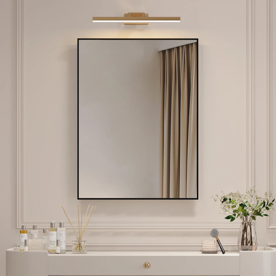 Wandspiegel Rund Rechteckig Schwarz Metall Badspiegel Spiegel Badezimmerspiegel