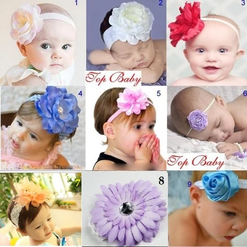 NEW Peony flower/baby/girl/headband/photo prop/christening *Newborn - 3 years*