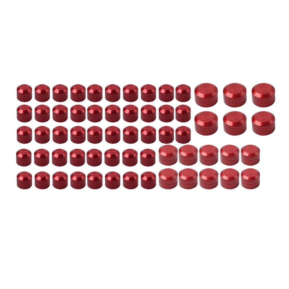 Kit de cubierta de tapas de pernos de motor 62X para Harley Touring Road King Street Glide 17-24 Foto 4 de 4