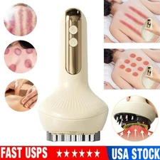 9 Levels Electric Cupping Massage Suction Vacuum Scrap Therapy Machine Red Light