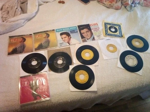 1950s Rock N'Roll 45rpm,EP Records (12) Elvis- Jack Clement-Dave Rich Sun,RCA