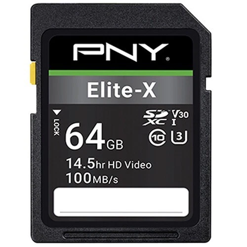 PNY 64GB Elite-X UHS-I SDXC Memory Card - BRAND NEW Canon Sony Nikon Panasonic + - Image 4 of 4