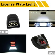 Red Rear License Tube Bumper Plate Light Lamp For Cadillac Chevy Gmc Silverado