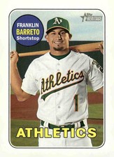 2018 Topps Heritage #332 Franklin Barreto