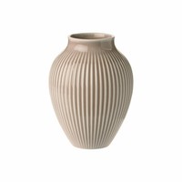 Knabstrup Vase Ripple, Dekovase, Blumenvase, Keramik, Dusty Rose, 12.5 Cm