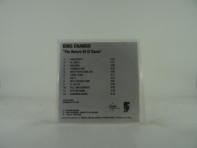 KING CHANGO THE RETURN OF EL SANTO (155) 12 Track Promo CD Album including White