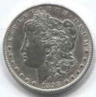 1898 - MORGAN SILVER DOLLAR - 90% SILVER - AU -LOT # 183