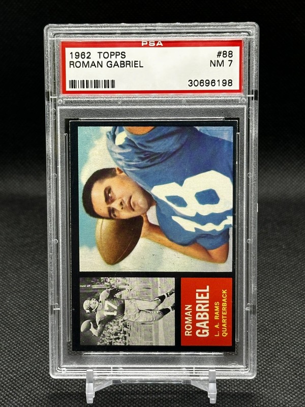 1962 Topps # 88 Roman Gabriel PSA 7 NM Rookie RARE High Grade RC