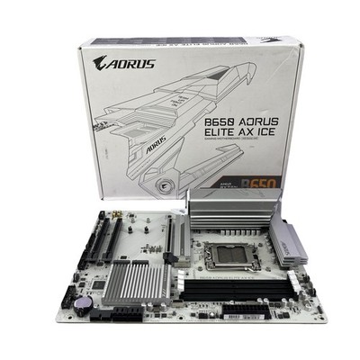 FOR PARTS Gigabyte B650M AORUS Elite AX Ice AMD AM5 ATX Motherboard #PP0362